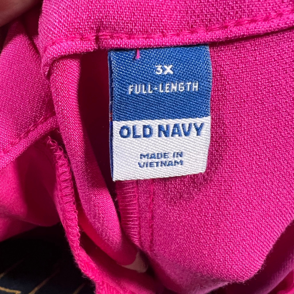 Old Navy Full Length Trouser Pants Size 3X - Picture 5 of 5